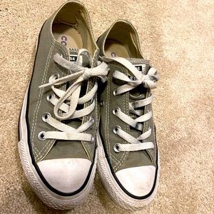 Converse green sneakers